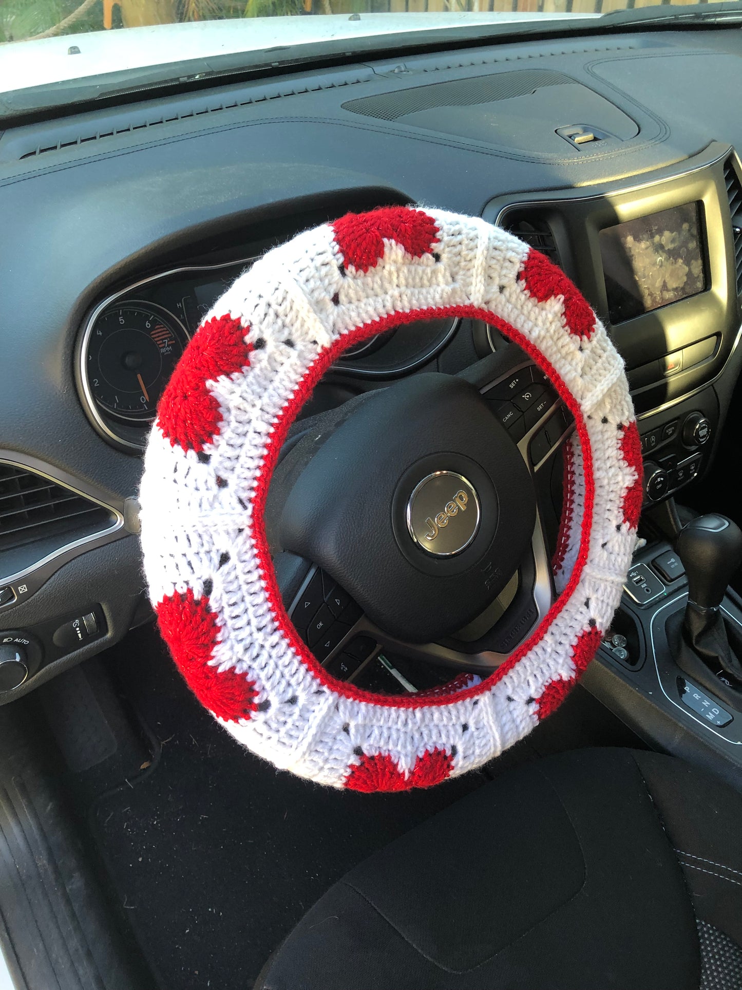 Queen of Hearts Steering Wheel Cover