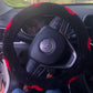 Black and Red Skull Steering Wheel Cover