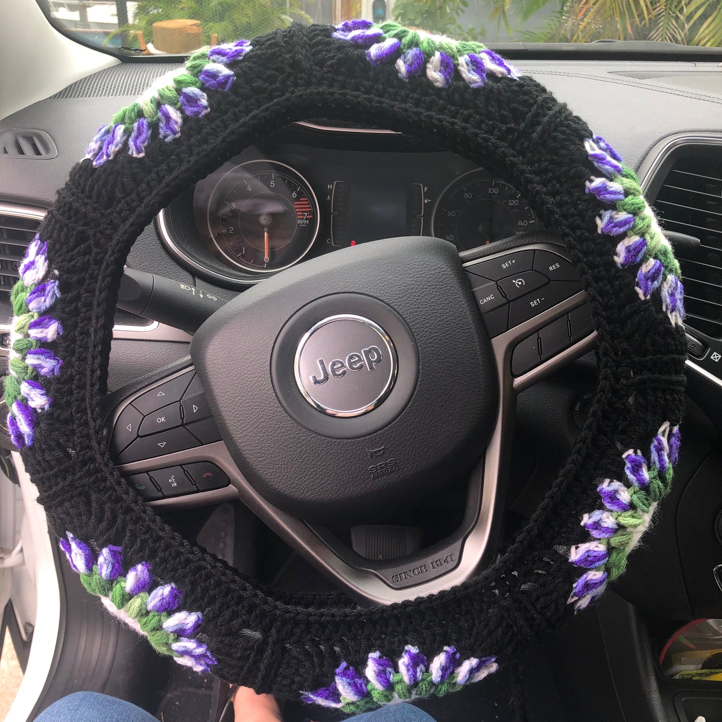 Spring Flowers Steering Wheel Cover