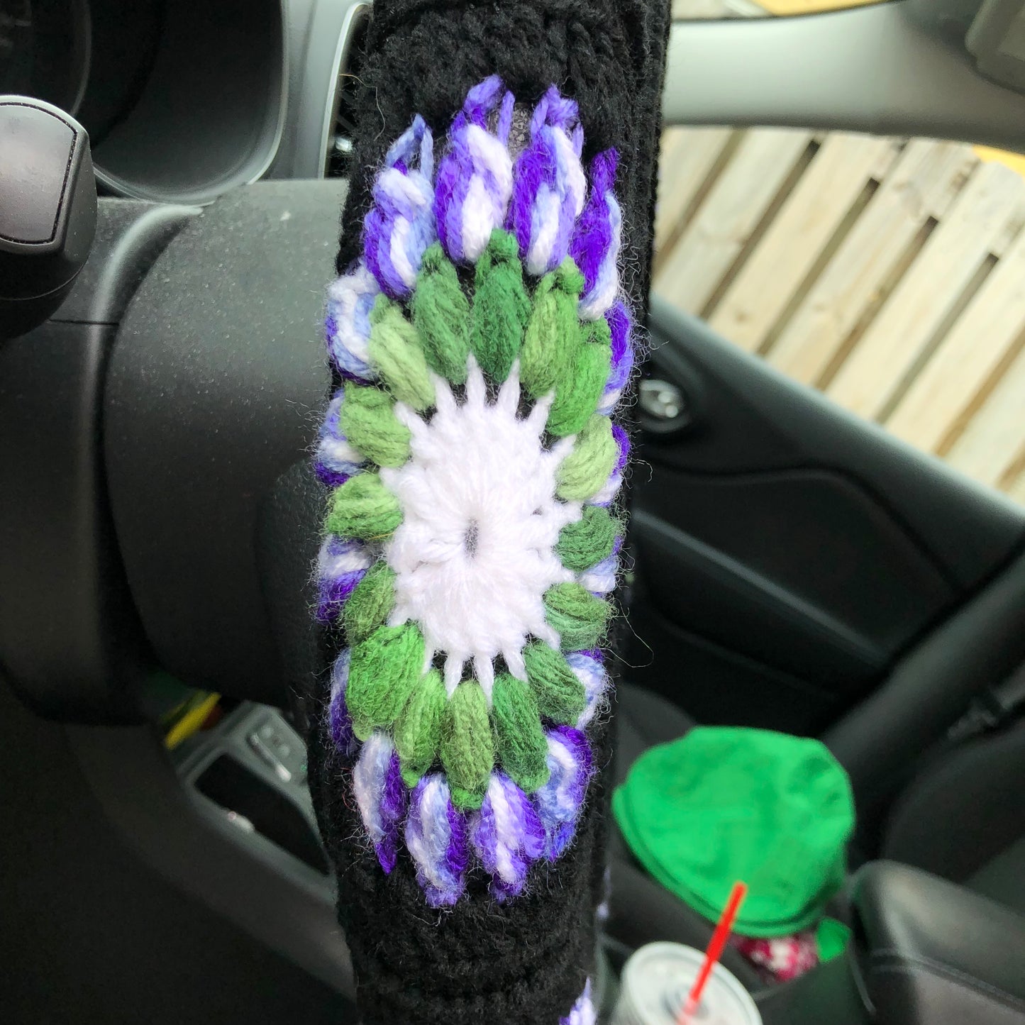 Spring Flowers Steering Wheel Cover