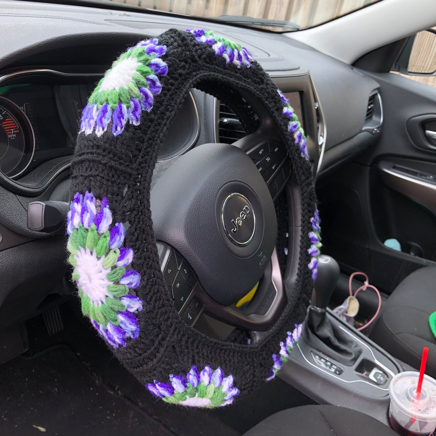 Spring Flowers Steering Wheel Cover