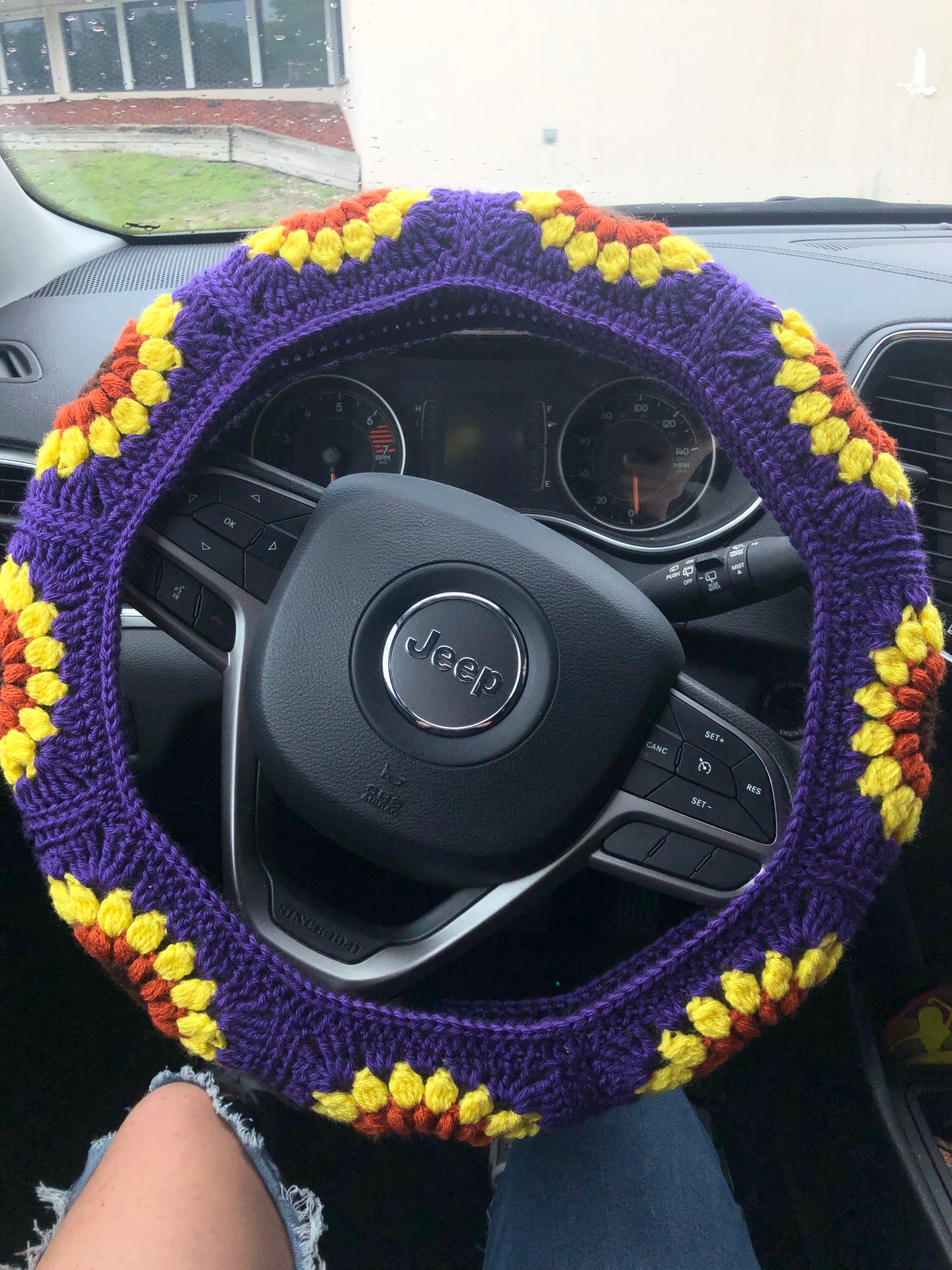 Spring Flowers Steering Wheel Cover